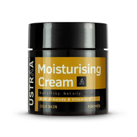 USTRAA Moisturising Cream - Oily Skin - 100g | Long-lasting moisturization & Hydration | Quick Absorption | with Shea Butter | No Parabens, No Mineral Oils