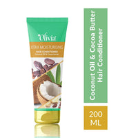 Olivia Xtra Moisturizing Hair Conditioner with Coconut Oil & Cocoa Butter | Deep Nourishing Conditioner for Frizzy Hair | Hydrates Dry & Damaged Hair | Repair & Softness Formula - 200ml