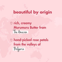 Love Beauty & Planet Natural Murumuru Butter & Rose Glow Body Lotion|| 24hr Moisturization|| Non-Sticky|| Paraben Free|| 400 ml