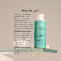 THE FACECRAFT PROJECT Exfoliate Gentle Face Formula | Smooth Texture | Hydrating | Daily Use |(30ml)