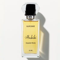 Suroskie Habibi Perfume 50Ml | Luxury Eau De Parfum | Long Lasting Unisex Fragrance Spray | Aromatic Blend Of Aqua, Saffron & Rose Scent | Floral & Woody Notes | Premium Gift For Men & Women