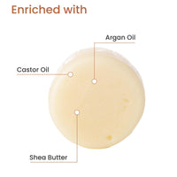 Earth Rhythm Argan Conditioner Bar, | Deep Conditions Hair, Balance Scalp pH levels, Prevent Dryness, Boost Shine, Certified Natural, Plastic Free - 80g