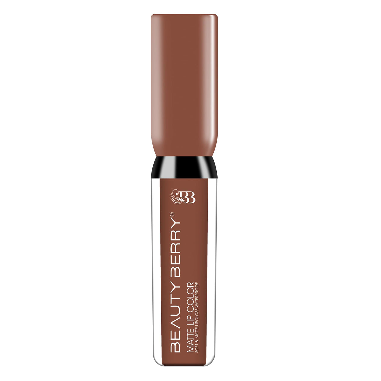 Beauty Berry Soft & Matte Waterproof Lip Color Liquid Lipstick | Rich Pigment, Long Lasting Liquid Lipstick | Non-Transfer Liquid Lipstick for Women Enriched with Vitamin E (26 - Latte, 4.5 ml)