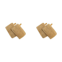 Nat Habit - Back To Natural Secrets Everyday Nat Habit Natural Sun Dried Bath Loofah | Body Sponge & Scrubber for Men & Women | Organic Luffa for Bath Shower Skin Exfoliation (Pack of 4)