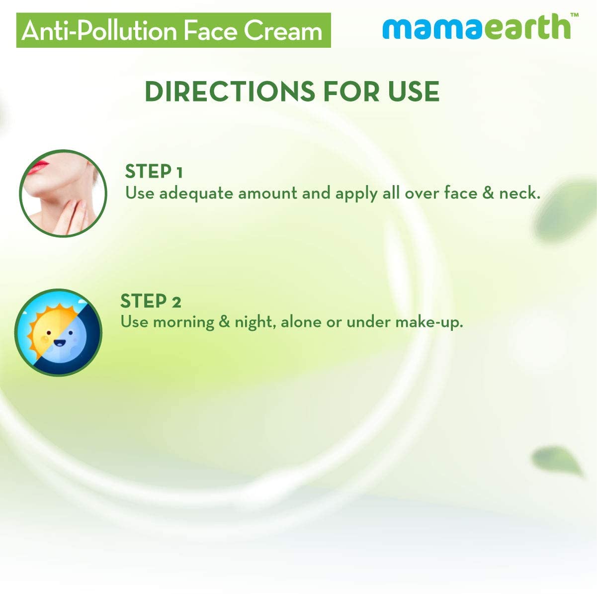 Mamaearth Natural Radiance Combo (Anti-Pollution Daily Face Cream 80ml + Ubtan Face Wash 100ml) for Brightening,Brightens Skin