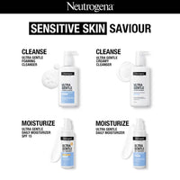 Neutrogena Ultra Gentle Foaming Cleanser | Face Wash for All Skin Types including Sensitive Skin | 6X Gentler Cleansing with Barriercare Technology for Men & Women | Cleanses Dirt and Oil | Hydrates & Protects Skin Barrie