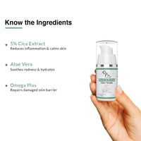 Fixderma 5% Cica Extract Repair & Restore Face Serum for Sensitive Skin with Aloevera | Barrier Repair Serum with Cica & Omega Plus for Men & Women - 15g