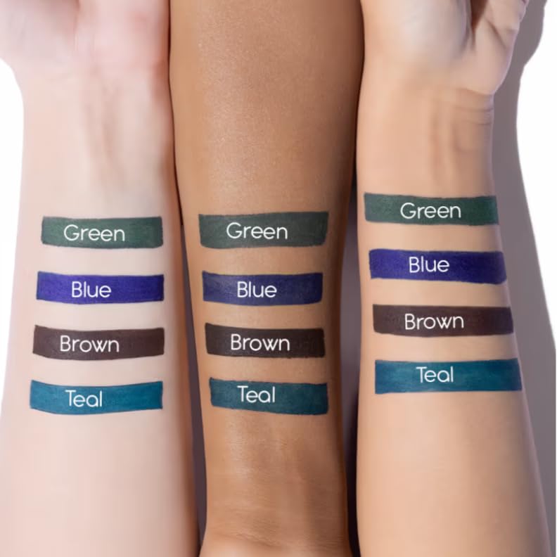 Kay Beauty 24HR Coloured Matte Kajal - Green (0.35gm)