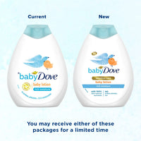 Baby Dove Rich Moisture Nourishing Baby Lotion 400 ml, With Moisturising Cream, Gentle Care for Baby's Soft Skin