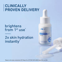 Plum 10% Niacinamide Serum with Rice Water | Provides Clear, Glowing & Brightening Skin | for Acne Prone, Combination, Oily & Sensitive Skin | Oil Control & Anti Acne Face Serum for Women & Men | 30ml