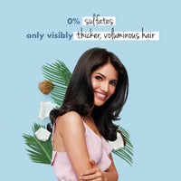 Love Beauty & Planet Coconut Water and Mimosa Flower Sulfate Free Volume and Bounty Shampoo|| No Parabens|| No Dyes|| 100% Organic Coconut Oil|| 400ml