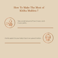 Baby Forest Khilta Mukhra Baby Face Cream 50 gm | Shea Butter, Saffron, & Almond Oil | Ayurvedic & Organic Kids Face Cream | Derma Safe