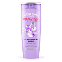L'Oreal Paris Hyaluron Moisture 72H Filling Shampoo With Hyaluronic Acid for Dry & Dehydrated Hair 340ML + Conditioner 180 mL, Regime Pack of 2