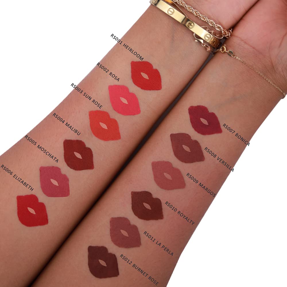 Forever52 Daily Life Velvet Rose Matte Long-Lasting Crayon Lipstick (Enriched With Rose Oil) Hydrating Lip Color Bold and Silky Finish Look (Coffee Brown)