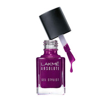 LAKMÉ Absolute Gel Stylist Glossy Finish Nail Color & Absolute Gel Stylist Color Combo, 12 Ml