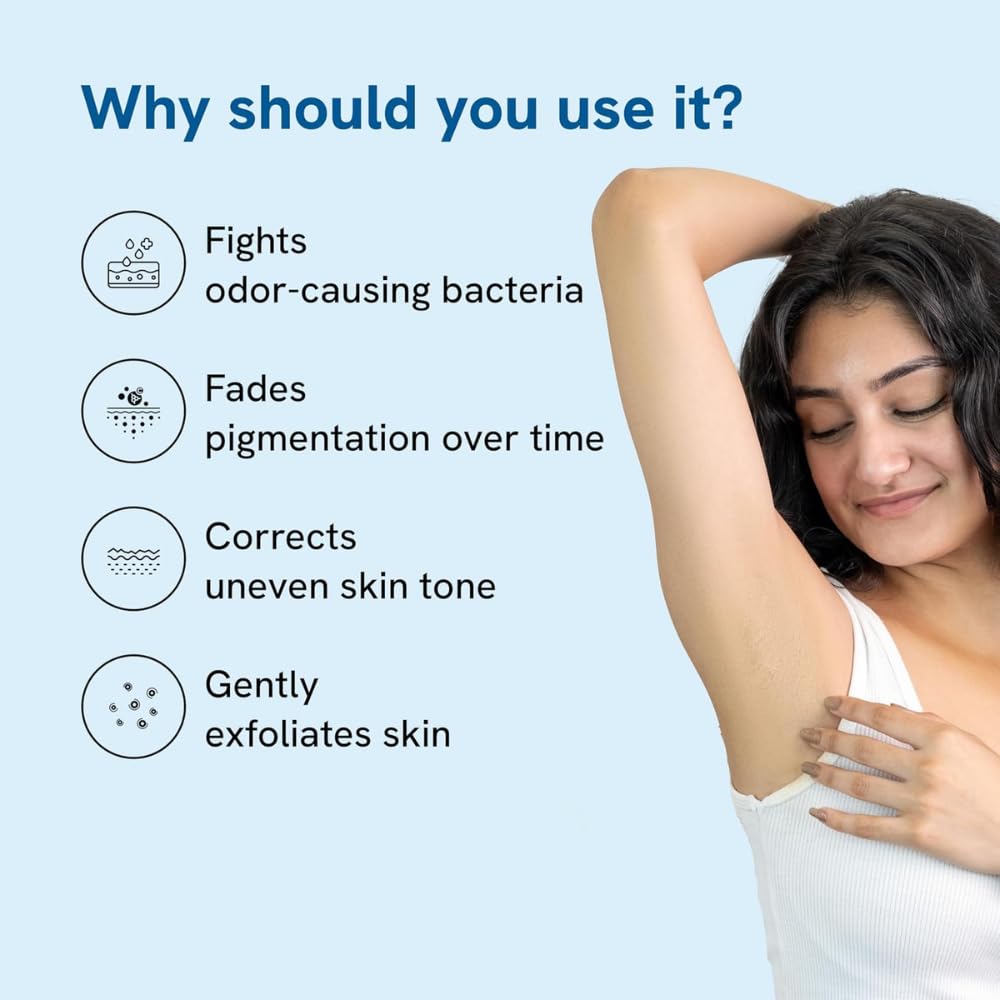 Be Bodywise Pigmentation Repair Kit | 4% AHA BHA Underarm Roll-on (50ml) & Repair Cream (100g) | For Underarm Odour and Pigmentation | Suitable for Sensitive Skin
