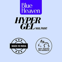 Blue Heaven Hypergel Glossy Finish Nailpaint - Fire Red, 502, 11Ml