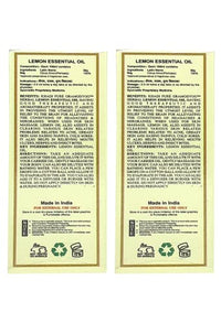 Khadi Pure Herbal Lemon Essential Oil, 15 ml (Pack of 2)