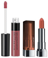 Maybelline New York Sensational Liquid Matte Lipstick 06, Best Babe, 7G. and Maybelline New York Color Sensational Creamy Matte Lipstick, 657 Nude Nuance, 3.9g