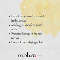 moha: Herbal Hair Shampoo Herbal Hair Cleanser With Benefits Of Amla, Aloe, Brahmi & Bhringaraj For Daily Use For All Hair Types -(200 ml) Pack of 1