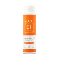 VLCC Clinic Brighten & De-Tan Body Wash - 250ml | Dermatologically Tested Body wash | De-Tanning | Skin Brightening | Moisturization | Suitable for All Skin Types.