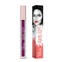 Oliva Liquid Lipstick, 12HR Long-lasting Matte Lipstick, Non Transfer, High Coverage, Water & Smudge Proof, Light Weight & Cruelty-Free - 2ml (Plum Pop 12)