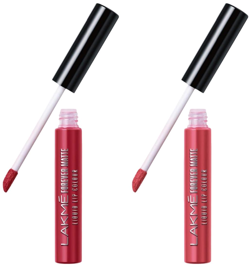 Lakmé Liquid Lipstick Red Velvet,Pink Peach (Matte)