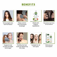 INDUS VALLEY Bio Organic Growout Hair Oil,- 200ml