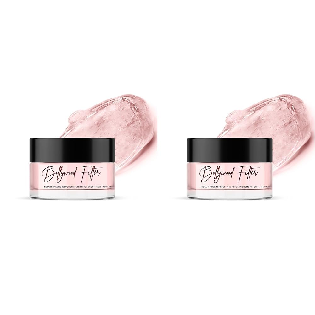 RENEE Bollywood Natural Filter Face Primer 15Gm | For A Flawless & Smooth For All Skin | Blurs Fine Lines, Wrinkles & Pores Instantly | Hydrating, Lightweight & Non-Sticky | Cruelty-Free (Pack Of 2)