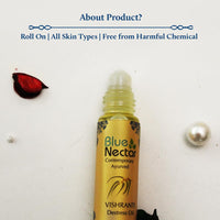 Blue Nectar Destress Oil Roll On, for relief from Headache, Migraine & Sinusitis,9ml