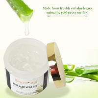 Imperiale Botanique Aloe Vera Gel for Skin & Hair Growth | Hydrating Soothing & Moisturizing with Pure & Natural Aloe Vera | Multipurpose Beauty Gel for Face & Dark Circles | All Skin & Hair Type | 100 GM