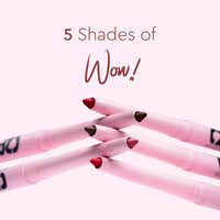 C2P Pro Ultra Define Lip Liner, One Swipe Smooth Application, Matte Finish, Long Lasting, Waterproof & Smudge Proof, Enriched with Jojoba Oil & Shea Butter, 0.27g (Fudge 02-Brown)