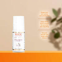 VLCC Eternal Youth Skin Firming Serum - 40ml | Volume Lifting Serum | Firms Loose and Saggy Skin | Revitalizes and Tightens Skin | Wrinkle Free Skin With Vinzyme Plex, Niacinamide & Vitamin E.