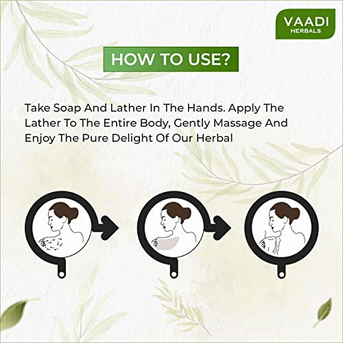 Vaadi Herbals Royal Indian Khus Soap with Olive and Soyabean Oil, 75g
