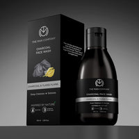 The Man Company Activated Charcoal Face Wash for Men - 100ml | Exfoliating & Brightening Face Wash | Enriched with Ylang Ylang & Argan Essential Oils | Anti Pollution, Acne Oil Control | Deep Cleansing | Blackheads Removal