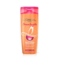 L'Oréal Paris Shampoo, Vibrant & Revived Colour, 180 ml & L'Oréal Paris Shampoo, Nourishes, Repair & Shine, For Long and Lifeless Hair, Dream Lengths, 180 ml