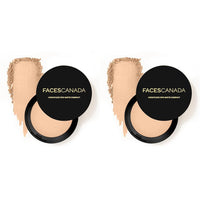 FACESCANADA Faces Canada Weightless Stay Matte Finish Compact Powder - Beige,9 G|Non Oily Matte Look|Evens Out Complexion|Hides Imperfections|Blends Effortlessly|Pressed Powder For All Skin Types