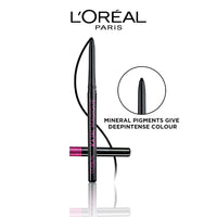 L'Oréal Paris Kajal, Waterproof Eyeliner, 14 Hours of Smudge-Proof Wear, With Vitamin E, Cocoa Butter, Olive Oil Esters and Vitamin C, Magique, Pack of 2, 0.35 + 0.35 gm