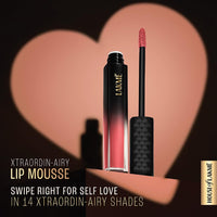 Lakmé Xtraordin-Airy Lip Mousse, Velvet Matte Finish, with air-light texture, for nourished & moisturised lips, Liquid Lipstick, Sweetheart Pink
