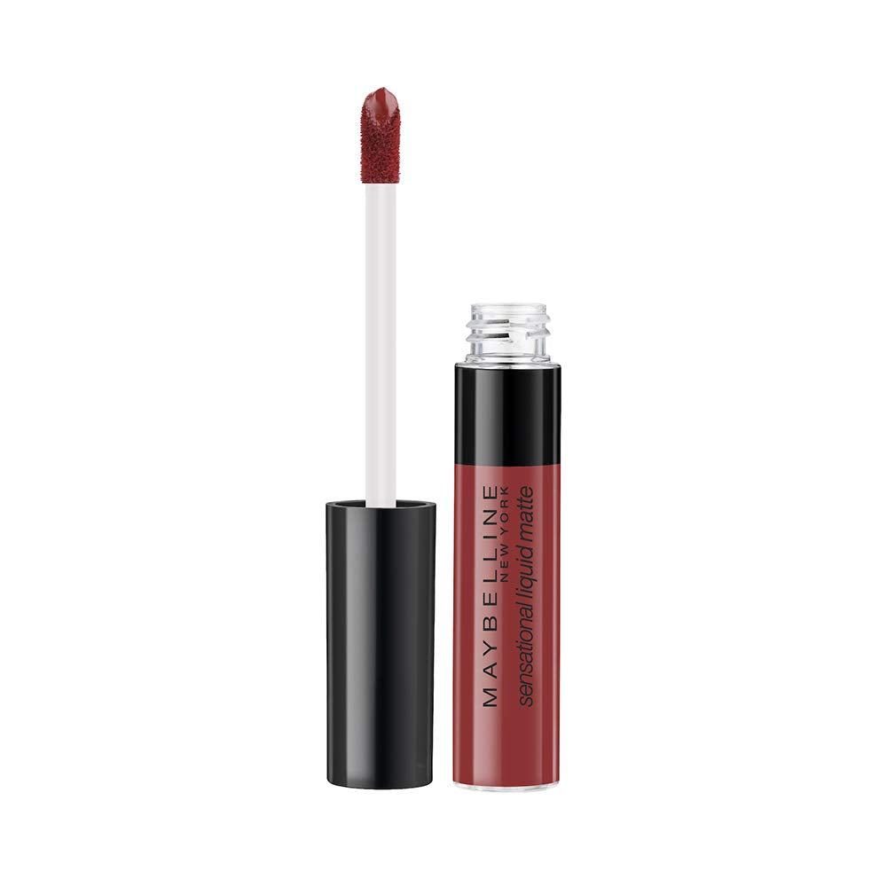 Maybelline New York Sensational Liquid Matte Lipstick 11, Made Easy, 7G. and Sensational Liquid Matte Lipstick, Soft Wine, 7 g