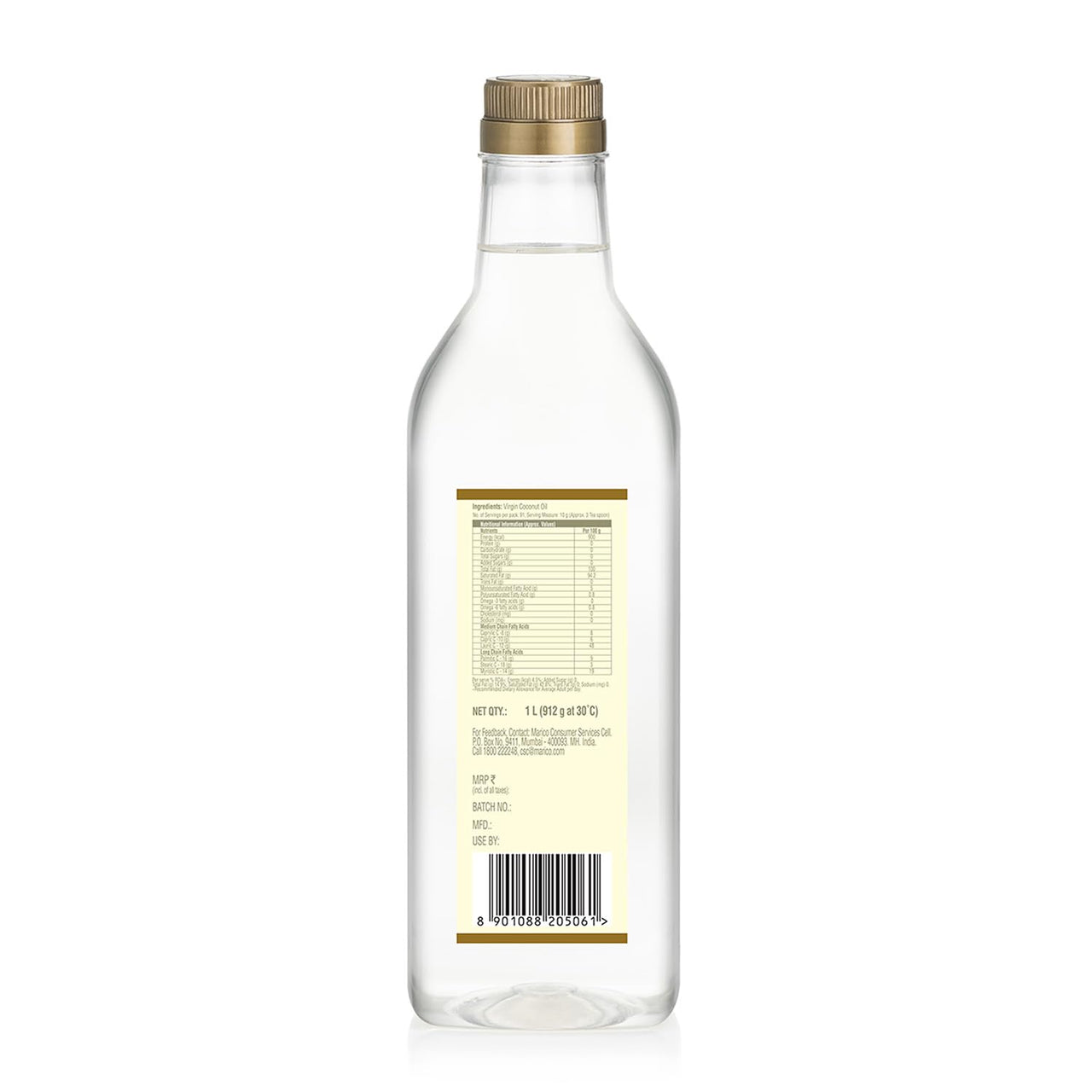 Coco Soul Cold Pressed Unrefined Virgin Coconut Oil | 60% MCT | Multipurpose Usage | Daily Cooking| Keto Friendly | Naturally Cholesterol Free | A1 grade real coconut | From Makers of Parachute 1000 ml