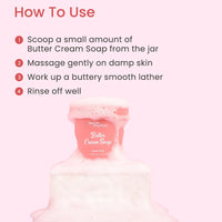 Earth Rhythm Sweet Pea Butter Cream Soap Cleanse, Moisturizes Skin, Make Skin Soft & Supple | Shea Butter, Sweet Almond Oil | for All Skin Type | Men & Women - 160gm