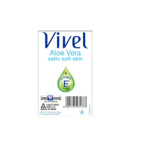 Vivel Aloe Vera Bathing Soap with Vitamin E for Soft Glowing skin, 1200g (150g - Pack of 8), Soap for Women & Men, For All Skin Types