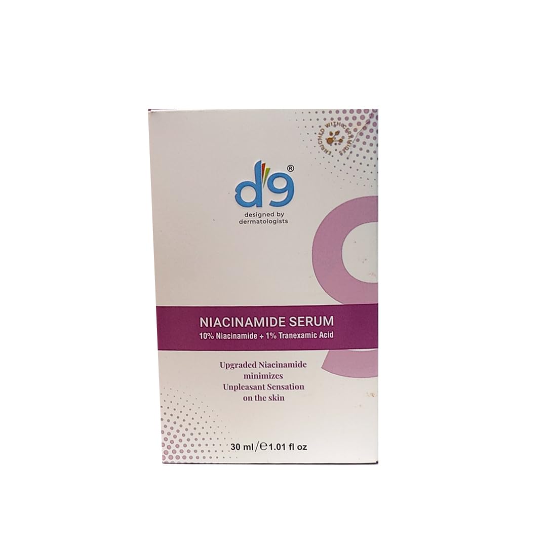 D9 Spot removal Niacinamide Serum|10% Niacinamide+1% Tranexamic acid + 1% Zinc PCA |Brightens Skin, Fades Dark Spots,Hydration & Barrier Repair|Evens Skin Tone & Lightweight | Non-Greasy|For all Skin Types|Dermatologists Designed-30ml