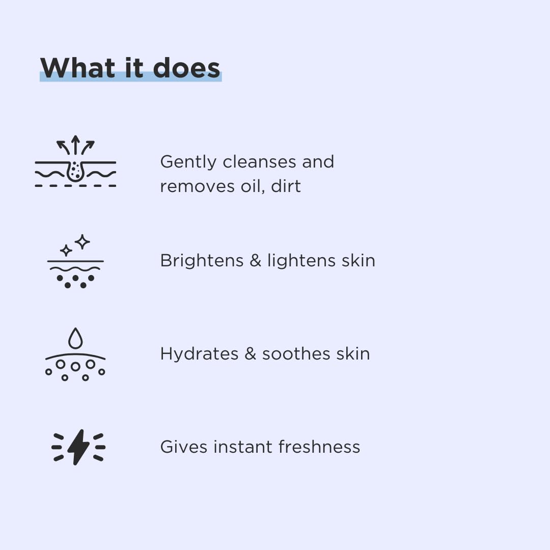 RiceKraft Rice Water Face Wash | Korean Cleanser | Rice & Aloe Vera | Anti-Aging | Brightens & Softens skin | Paraben Free | Cruelty-Free | For Men and Women | All Skin Types, 100ml