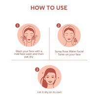 INDUS VALLEY Fresh Rose Water with Sandalwood Face Pack and Multani Mitti Powder | Healing Clay | Bentonite clay - For Face and Skin Care (250ml,200g + 200g=400g)
