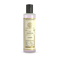 Khadi Natural Ayurvedic Jasmine Massage Oil| Stress relieving properties| Relaxes aches and pains| Aromatherapy| Suitable for All Skin Types| 210ml
