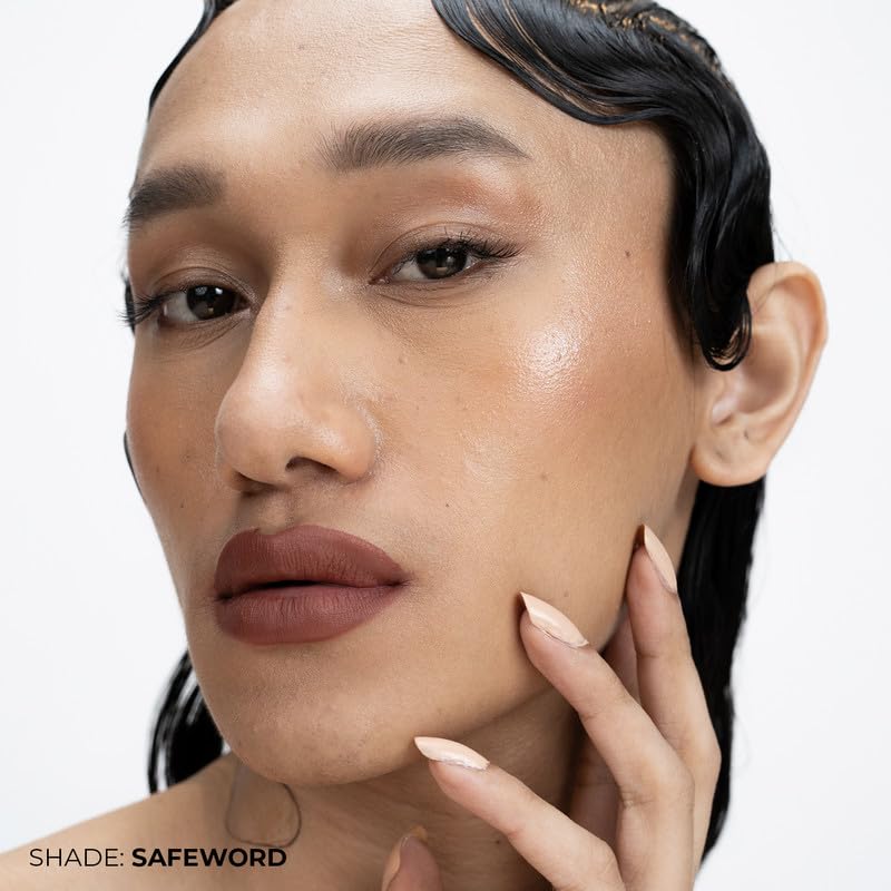 Fae Beauty Lip Whip 12Hr Comfortable Matte Liquid Lipstick (10ml X 2Pcs) | Long Wear | Non Drying | Soft Mousse Smudgeproof Formula | Vegan | With Moisture Lock Technology | Enriched with Vitamin E and Cherry Coffee - Shades Safeword & Screw