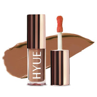 HYUE HydraMatte™ Liquid Lipstick | 2.2ml | Biscotti Hottie Soft-Matte Long-Wear | Intense Color | With Jojoba, Almond & Gooseberry Extracts | Travel-Friendly | Precision Tip | 12 Bold Shades