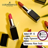 Coloressence Moist Matte Lipstick | Highly Pigmented | Hydrating Velvet Finish|Fab Fuschia-4 g